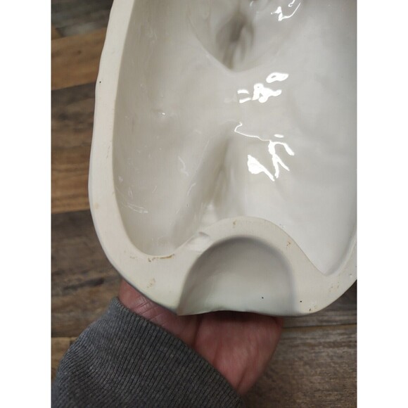 Vintage White Ceramic Hen on a Nest Soup Tureen, Farmhouse Kitchen, Cottagecore - Picture 13 of 16